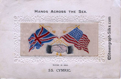 Hands Across the Sea postcard