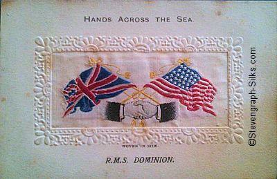 Hands Across the Sea postcard