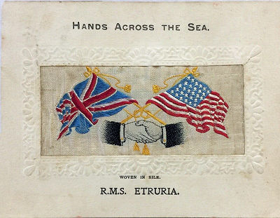 Hands Across the Sea postcard