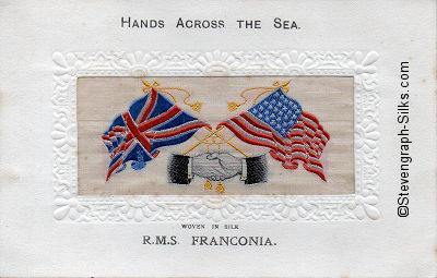 Hands Across the Sea postcard