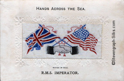 Hands Across the Sea postcard