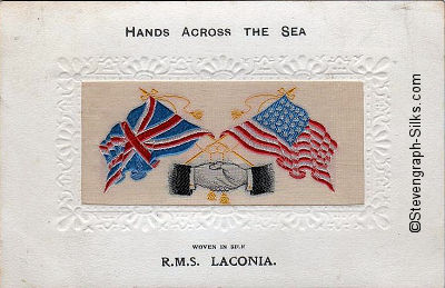 Hands Across the Sea postcard