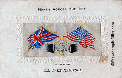 Hands Across the Sea postcard