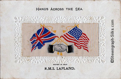 Hands Across the Sea postcard