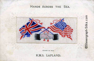 Hands Across the Sea postcard