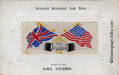 Hands Across the Sea postcard