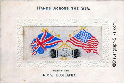 Hands Across the Sea postcard