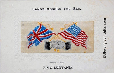 Hands Across the Sea postcard