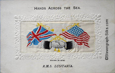 Hands Across the Sea postcard