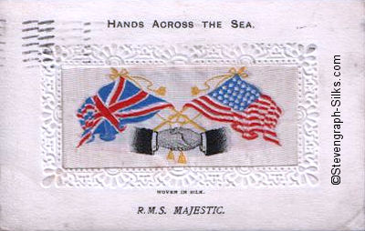 Hands Across the Sea postcard