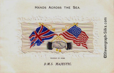 Hands Across the Sea postcard