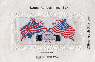 Hands Across the Sea postcard