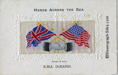 Hands Across the Sea postcard