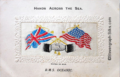 Hands Across the Sea postcard
