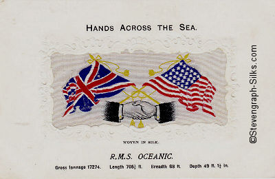 Hands Across the Sea postcard