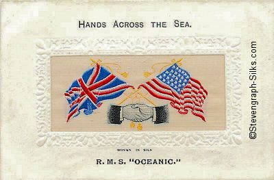 Hands Across the Sea postcard