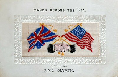 Hands Across the Sea postcard