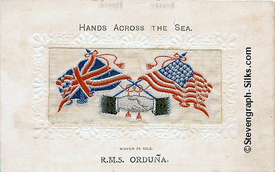 Hands Across the Sea postcard