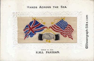 Hands Across the Sea postcard