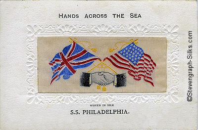 Hands Across the Sea postcard