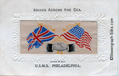 Hands Across the Sea postcard