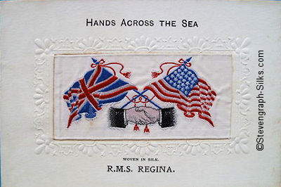 Hands Across the Sea postcard