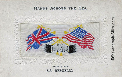 Hands Across the Sea postcard