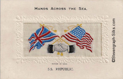 Hands Across the Sea postcard