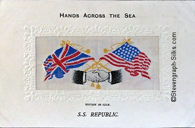 Hands Across the Sea postcard