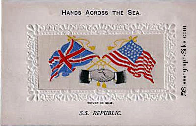 Hands Across the Sea postcard