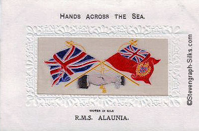 Hands Across the Sea postcard