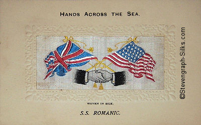 Hands Across the Sea postcard