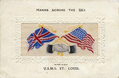 Hands Across the Sea postcard