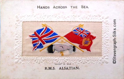 Hands Across the Sea postcard