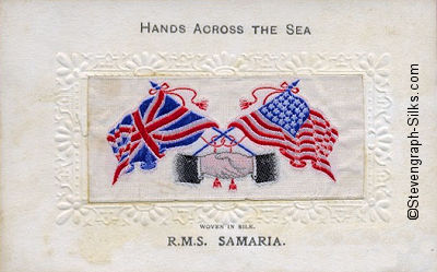 Hands Across the Sea postcard