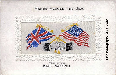 Hands Across the Sea postcard