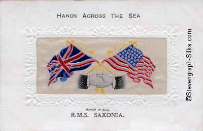 Hands Across the Sea postcard