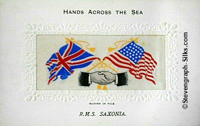 Hands Across the Sea postcard