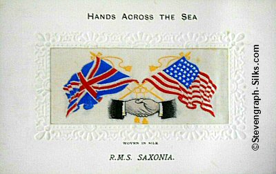 Hands Across the Sea postcard