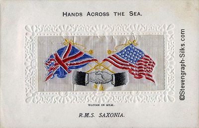 Hands Across the Sea postcard