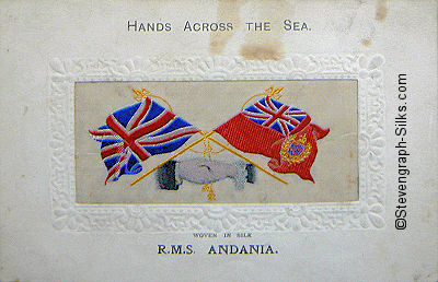 Hands Across the Sea postcard