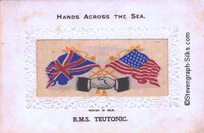 Hands Across the Sea postcard