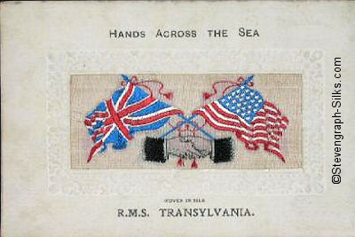 Hands Across the Sea postcard