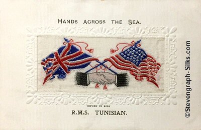 Hands Across the Sea postcard