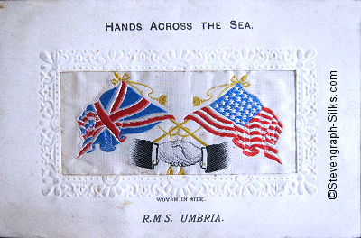 Hands Across the Sea postcard