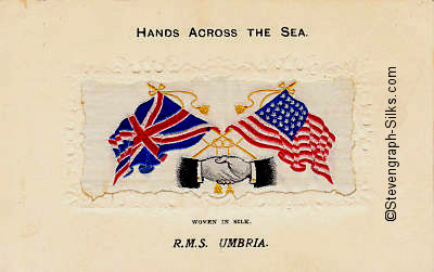 Hands Across the Sea postcard