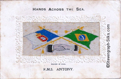 Hands Across the Sea postcard