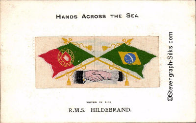 Hands Across the Sea postcard