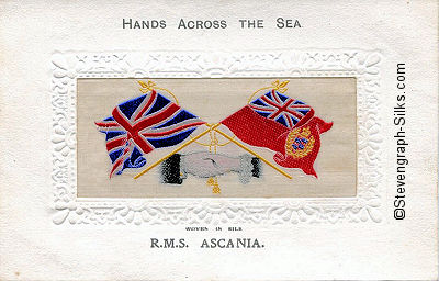 Hands Across the Sea postcard