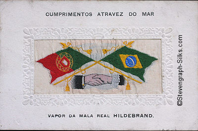 Hands Across the Sea postcard